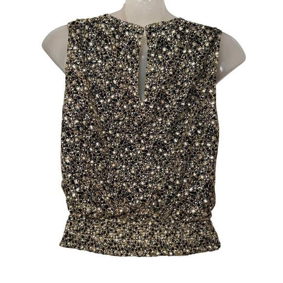 Ramy Brook Women's Virginia Mesh Sleeveless Twist-Front Blouse Top Size M $385 - Picture 7 of 10